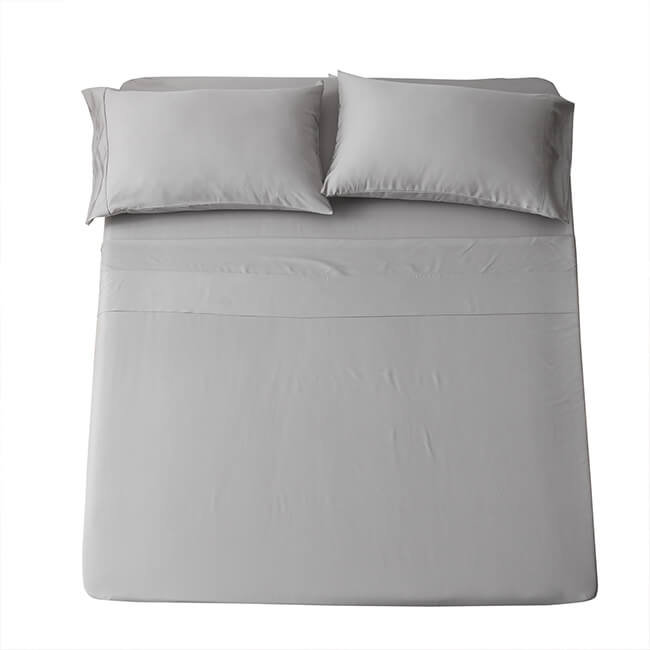 Linge de lit en bambou 100 % biologique/draps de lit en bambou
   